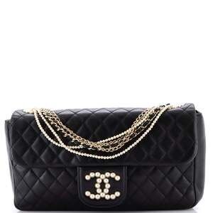 Westminster Pearl Chain Flap Bag #220187C48B